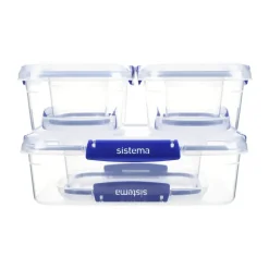 Sistema Essentials Klip It Plus - 6 stk.* Opbevaringsbokse